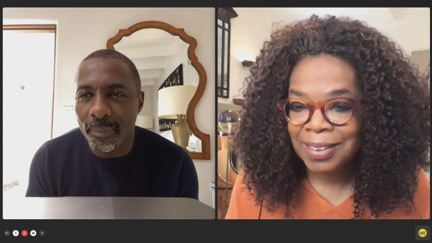 Oprah Winfrey talks to Idris Elba about his COVID-19 experience.