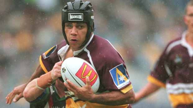 Steve Renouf during his Broncos career.