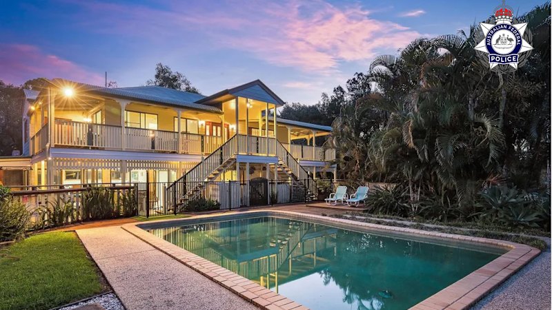 Qld man’s waterfront mansion seized by police amid Bitcoin probe