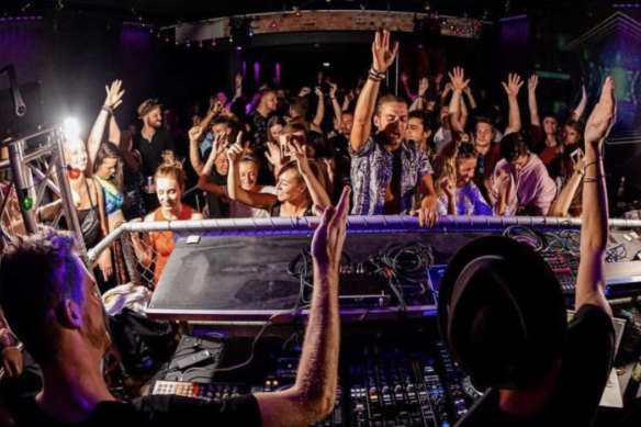 Brunswick's My Aeon nightclub in full swing.