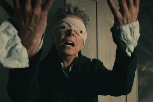 David Bowie in the video for the release of his final album Blackstar – made just before his death aged 69.    