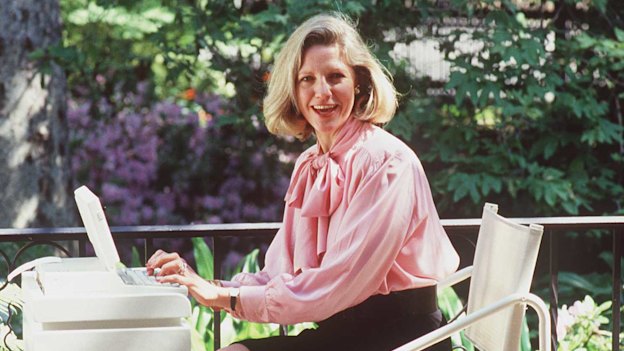 Journalist, novelist, philanthropist, wife and mother: Anna Murdoch in 1988 at the Murdochs’ Bel Air, California home. 