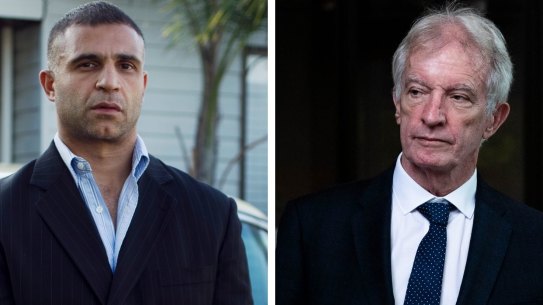 Lawyers Adam Houda and Chris Murphy. Murphy is suing the Daily Telegraph for defamation.
