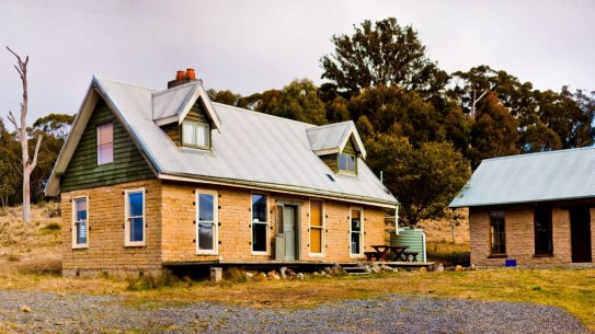 Richard's Glover's mud-brick house which he built, with friends and family. 