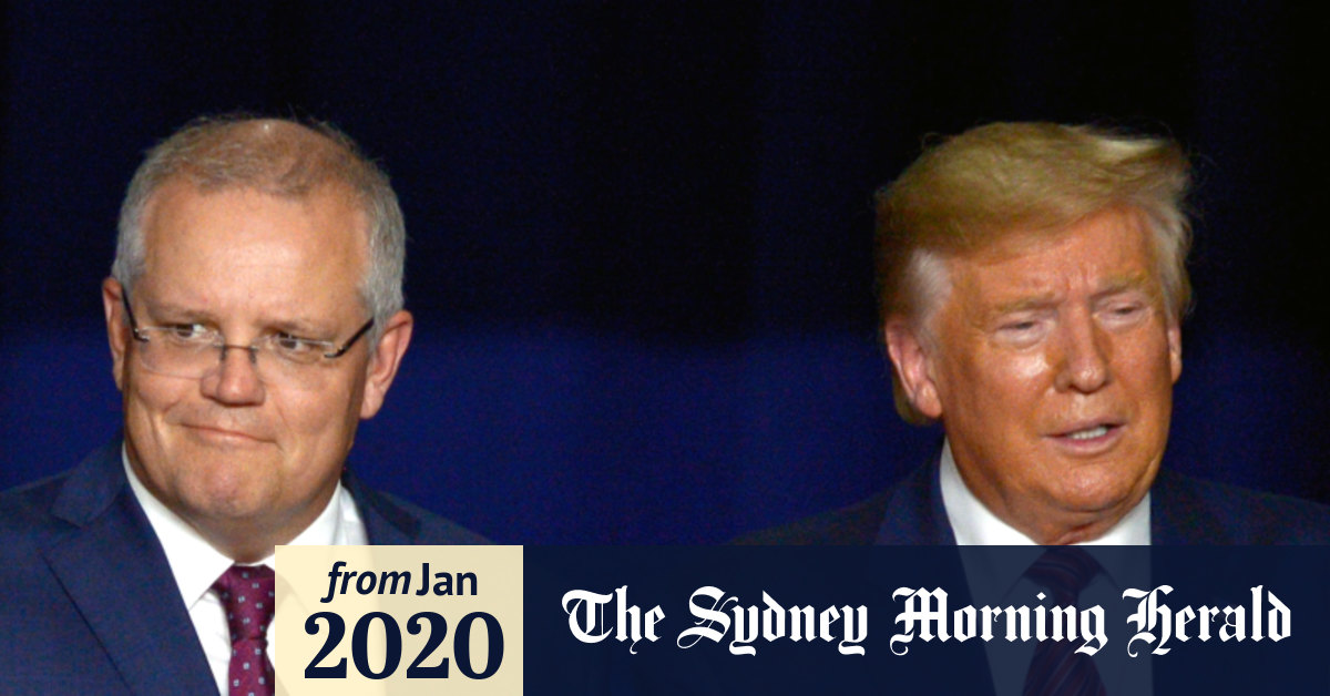 Donald Trump Boris Johnson Offer Australia Support