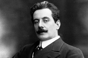 Giacomo Puccini, famous Italian composer of operas such as Madame Butterfly and La Boheme.