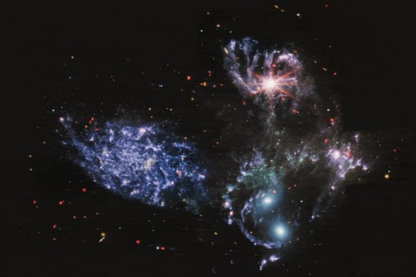 Images from NASA’s James Webb Telescope.