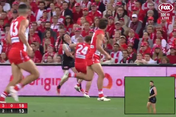 Dane Rampe could attract MRP scrutiny for this incident.