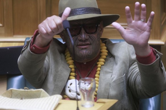 Rawiri Waititi spoke against the Treaty Principles Bill.