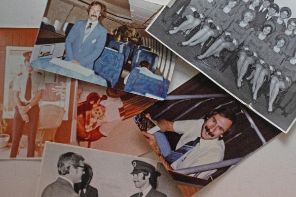 Photos from Kevin’s 50-year career with Air New Zealand.