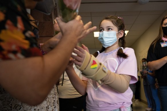 Mayah Zamora was the last victim of the Uvalde shooting to be released from the hospital in San Antonio.