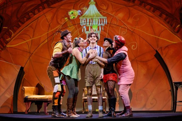 The production is by Brisbane’s Shake and Stir, who have a special arrangement with the Roald Dahl estate.