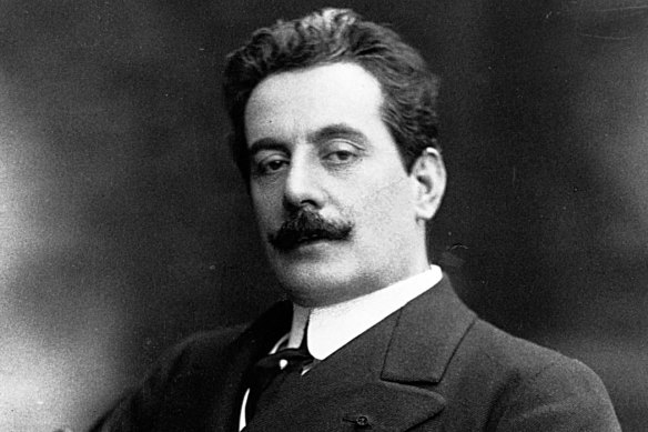 Giacomo Puccini, famous Italian composer of operas such as Madame Butterfly and La Boheme.