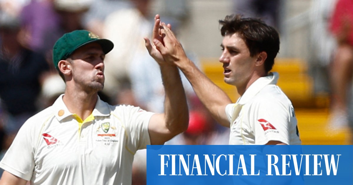 The Ashes: Pat Cummins shines but Ben Stokes batting heroics puts England in the game at stumps on day 2 - Vimarsana News