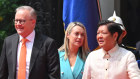 Prime Minister Anthony Albanese and Philippines President Ferdinand Marcos jnr in Manila.