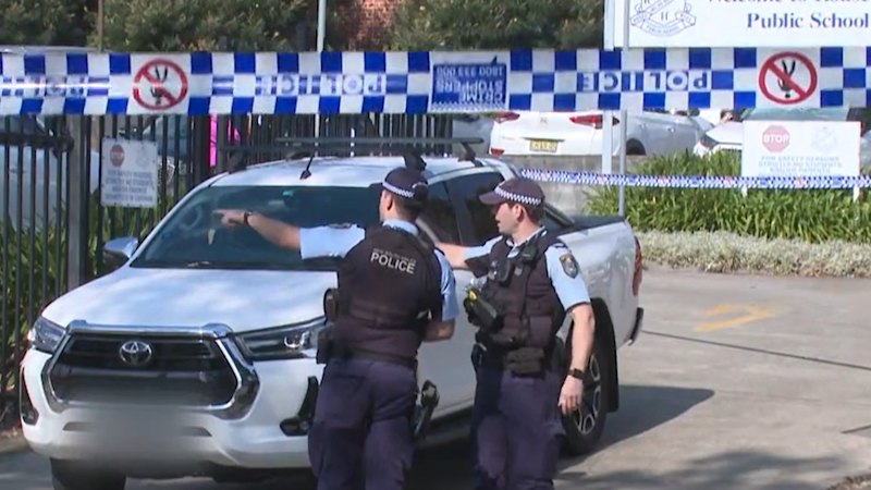 Girl, 5, critical after being hit by ute outside Sydney school