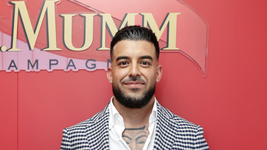 Adrian Portelli at the 2024 Melbourne Cup.