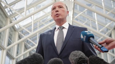 Home Affairs minister Peter Dutton has warned athletes not to breach their visa conditions.