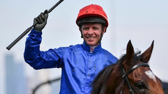 Kerrin McEvoy was fined for overuse of the whip in last year's Melbourne Cup.