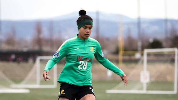 Concern: Mary Fowler has suffered an injury in training ahead of the World Cup.