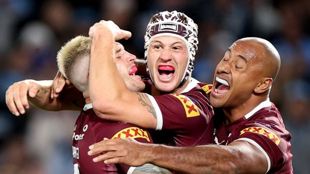 The Maroons drew first blood in the Origin series.