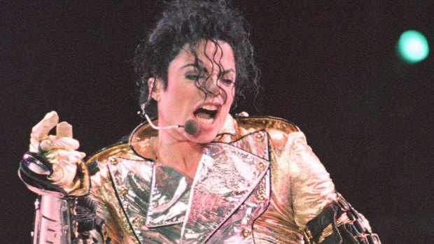 Michael Jackson during the Singapore stop of his HIStory tour in October 1996.