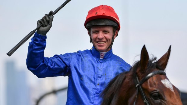 Kerrin McEvoy was fined for overuse of the whip in last year's Melbourne Cup.