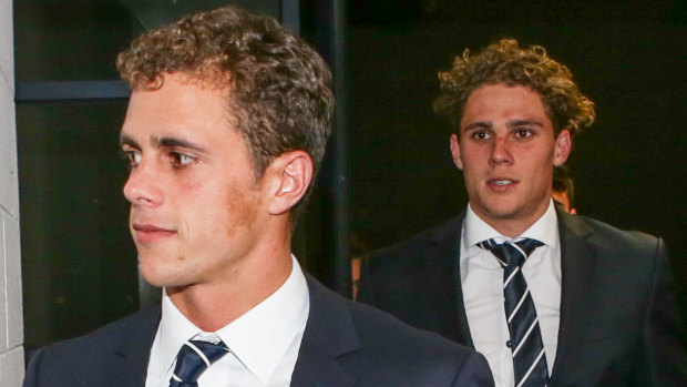 Ed and Charlie Curnow were handed fines by the tribunal on Tuesday night.