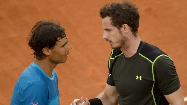 Together again: Rafael Nadal is among the favourites, while Andy Murray is on the comeback trail.