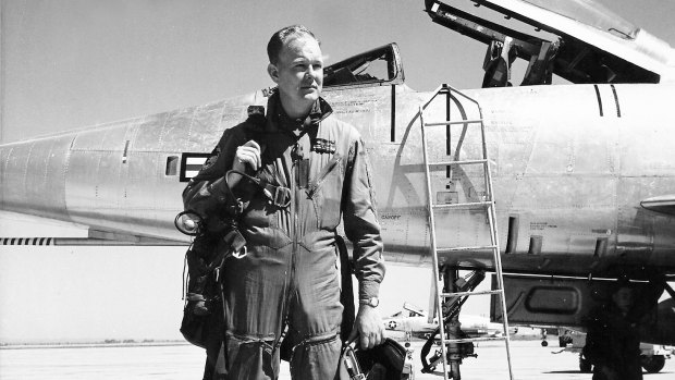 The late Air Vice-Marshal Fred Barnes, a decorated Korean War fighter pilot.