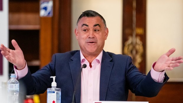 NSW Deputy Premier John Barilaro has decided not to quit politics. 