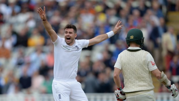 Pitched battle: England fast bowler James Anderson will appreciate the changes to the Dukes ball for this year's Ashes series.