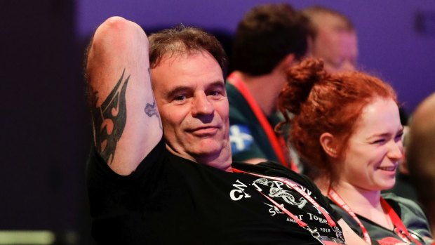 John Setka during the first day of the Australian Labor Party Conference in December 2018. 