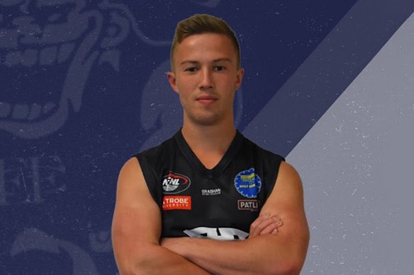 Epping footballer Nathan Fitzgerald.