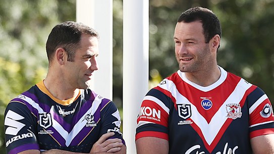 The Storm and Roosters are favoured to meet in another grand final.