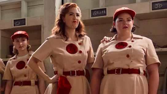 Peachy keen (l-r): Carson (Abbi Jacobson), Terri (Rae Gray) and Greta (D’Arcy Carden).