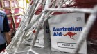 Australia's share of aid to the Pacific is declining as other donors step up their contributions. 