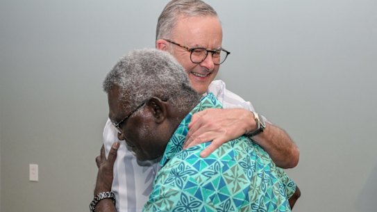 Prime Minister Anthony Albanese will host Solomon Islands Prime Minister Manasseh Sogavare in Canberra.