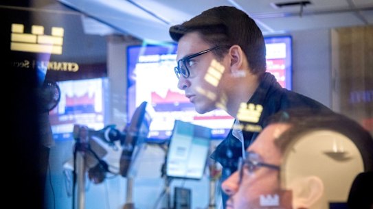 Traders on Wall Street.