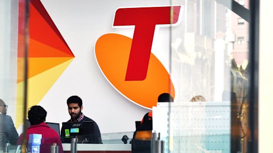 Telstra says the names and email addresses of some staff have been uploaded to the dark web.