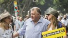 Craig Kelly at an anti-lockdown rally in November, 2021.