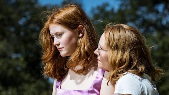 Melissa Haw with her 14-year-old daughter Isla who is dyslexic.