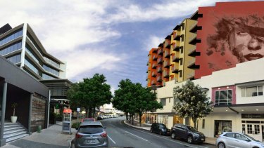 Designs by Mondo Architects for a proposed development on Sandgate Road, Nundah.