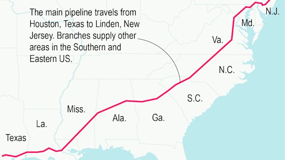 Colonial Pipeline says it was forced to temporarily halt all pipeline operations following a cyber attack.