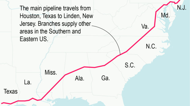 Colonial Pipeline says it was forced to temporarily halt all pipeline operations following a cyber attack.