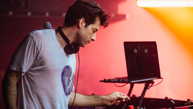 Mark Ronson in his pop-up Club Heartbreak at Universal in Sydney on July 10.