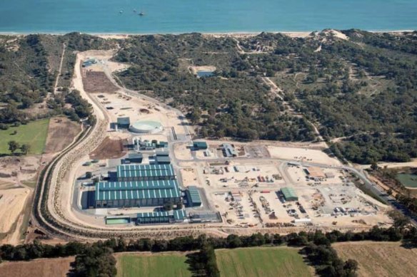 Water Corporation’s Southern Seawater Desalination Plant in Binningup. 