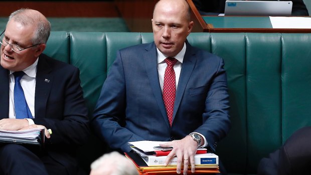 The plotter’s leader of choice was Peter Dutton.
