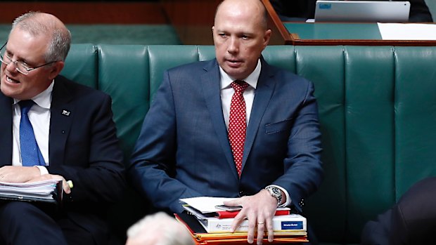 The plotter’s leader of choice was Peter Dutton.