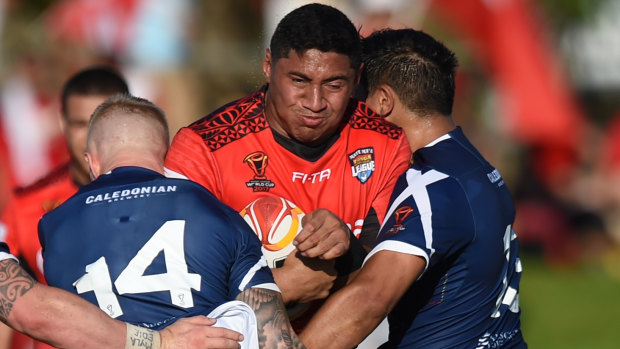 Pulling power: Tongan star Jason Taumalolo is one of the big drawcards for the proposed New York Test.